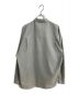 AURALEE (オーラリー) WASHED FINX TWILL BIG SHIRTS/ウォッシュド フィンクス ツイルシャツ ビッグシャツ グリーン サイズ:4：12800円