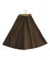 LE CIEL BLEU（ルシェルブルー）の古着「Bonded Flare Skirt/ボンデッドフレアスカート」｜グリーン