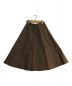 LE CIEL BLEU (ルシェルブルー) Bonded Flare Skirt/ボンデッドフレアスカート グリーン サイズ:34：2980円