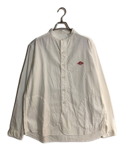 DANTON（ダントン）DANTON (ダントン) バンドカラーシャツ ホワイト サイズ:SIZE　40の古着・服飾アイテム