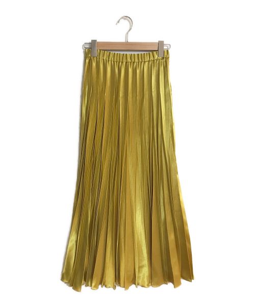 UN3D.（アンスリード）UN3D. (アンスリード) オリガミプリーツスカート イエロー サイズ:SIZE M38の古着・服飾アイテム