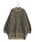 08sircus（ゼロエイトサーカス）の古着「Wool Cotton melange dolman sweater/ウール コットン メランジ ドルマン セーター」｜ブラック×アイボリー
