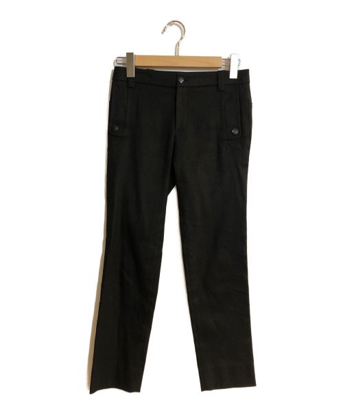GUCCI（グッチ）GUCCI (グッチ) リネン混パンツ ブラック サイズ:SIZE　38の古着・服飾アイテム