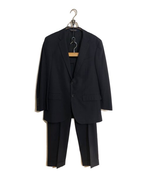 BROOKS BROTHERS（ブルックスブラザーズ）BROOKS BROTHERS (ブルックスブラザーズ) ウール ハイツイストソリッド 2釦スーツ Milano ネイビー サイズ:SIZE 34の古着・服飾アイテム
