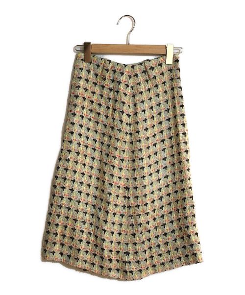 CHANEL（シャネル）CHANEL (シャネル) ツイードスカート マルチカラー サイズ:SIZE 38の古着・服飾アイテム