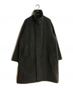 ORCIVALオーシバル）の古着「メリノモッサ×インサレーション ステンカラー コート」｜グレー