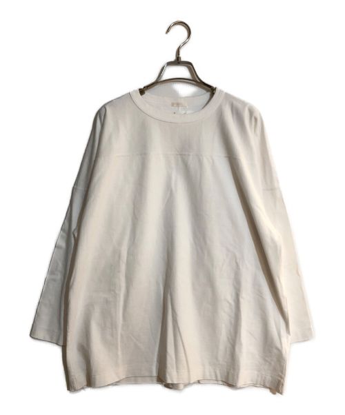COMOLI（コモリ）COMOLI (コモリ) フットボールTシャツ ホワイト サイズ:SIZE　２の古着・服飾アイテム
