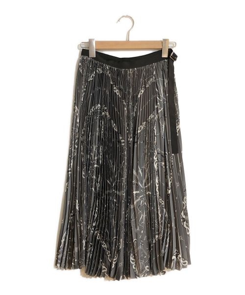 sacai×Dr.Woo（サカイ×ドクターウー）sacai×Dr.Woo (サカイ×ドクターウー) Bandana Print Skirt/バンダナプリントスカート グレー サイズ:SIZE 0の古着・服飾アイテム