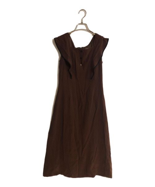 TOCCA（トッカ）TOCCA (トッカ) Ipeker Print ドレス ブラウンの古着・服飾アイテム