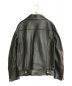 Acne studios (アクネストゥディオズ) レザーバイカージャケット ブラック サイズ:SIZE 46：89800円