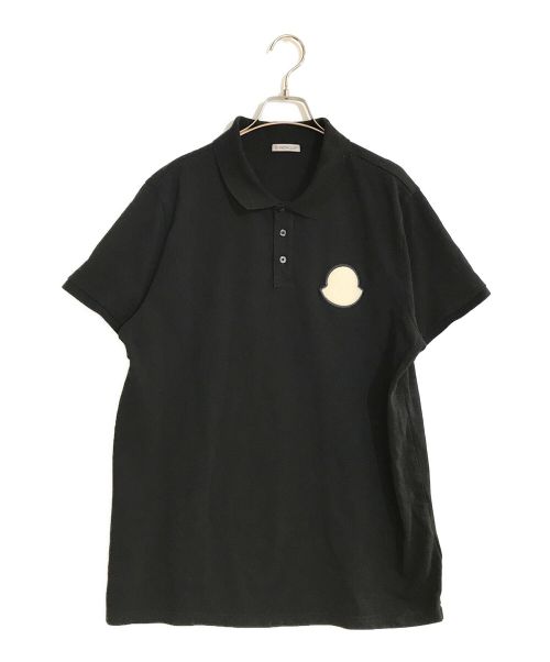 MONCLER（モンクレール）MONCLER (モンクレール) ポロシャツ POLO MANICA CORTA ブラック サイズ:SIZE XXLの古着・服飾アイテム