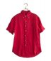 POLO RALPH LAUREN（ポロ・ラルフローレン）の古着「半袖リネンシャツ」｜ピンク