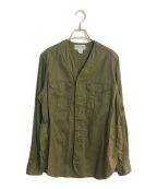 SASSAFRAS）の古着「Boatnical Scout Shirt/ボタニカルスカウトシャツ」｜グリーン