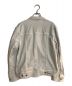 Dior Homme (ディオール オム) ダメージデニムジャケット グレー サイズ:50：17800円