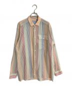 KAPTAIN SUNSHINEキャプテンサンシャイン）の古着「Safari Shirt/サファリシャツ」｜MULTI STRIPE