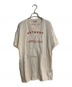 RAF SIMONSラフシモンズ）の古着「Tour T-shirt Antwerp」｜ホワイト