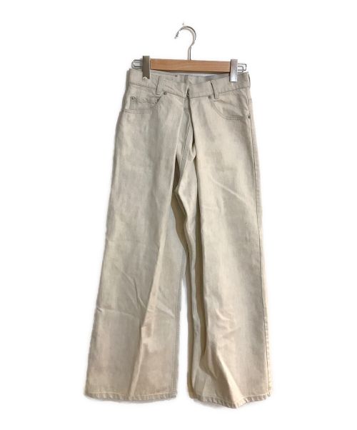 Nomat（ノマット）Nomat (ノマット) DENIMD  TUCKED　PANTS/デニムタックトパンツ ベージュ サイズ:SIZE 2の古着・服飾アイテム
