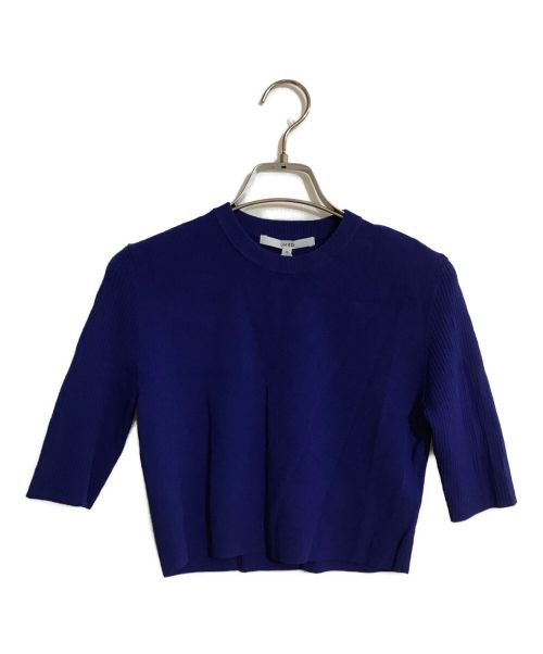 UN3D（アンスリード）UN3D (アンスリード) BASIC RIB KT H/S TOP ブルー サイズ:38 未使用品の古着・服飾アイテム
