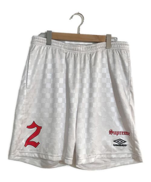 SUPREME（シュプリーム）SUPREME (シュプリーム) UMBRO (アンブロ) サッカーショーツ ホワイト サイズ:SIZE XLの古着・服飾アイテム