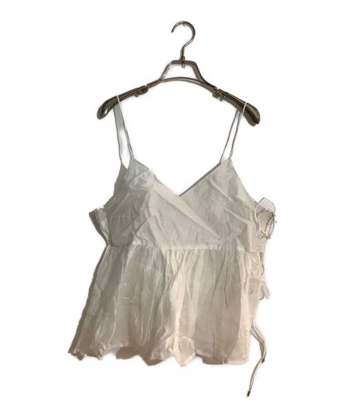 UNGRID（アングリッド）UNGRID (アングリッド) コットンオーガンジーキャミ ホワイト サイズ:ｆreeの古着・服飾アイテム
