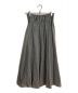 LE CIEL BLEU (ルシェルブルー) ギンガムロングスカート ブラック サイズ:36：5000円