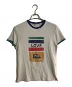 Saint Laurent Parisサンローランパリ）の古着「22SS LOVEリンガーTシャツ」｜グレー