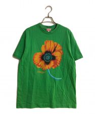 KENZO (ケンゾー) ポピープリントTシャツ グリーン サイズ:S