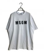 MSGMエムエスジーエム）の古着「ロゴTシャツ」｜ホワイト