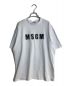 MSGM（エムエスジーエム）の古着「ロゴTシャツ」｜ホワイト