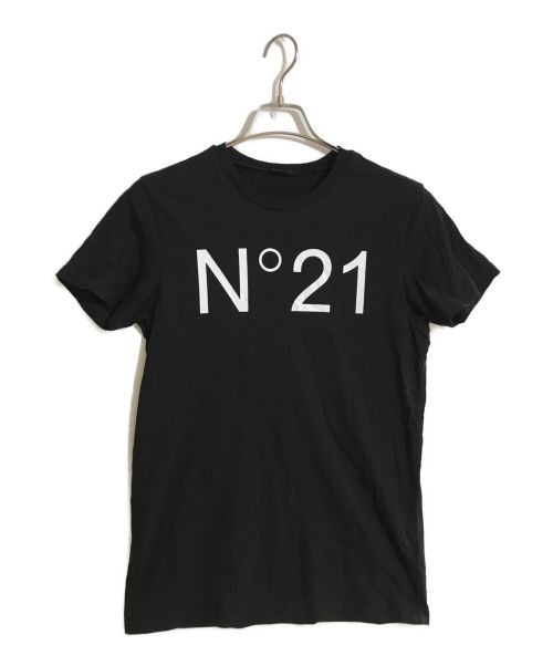 N°21（ヌメロヴェントゥーノ）N°21 (ヌメロヴェントゥーノ) ロゴTシャツ ブラック サイズ:SIZE　16の古着・服飾アイテム