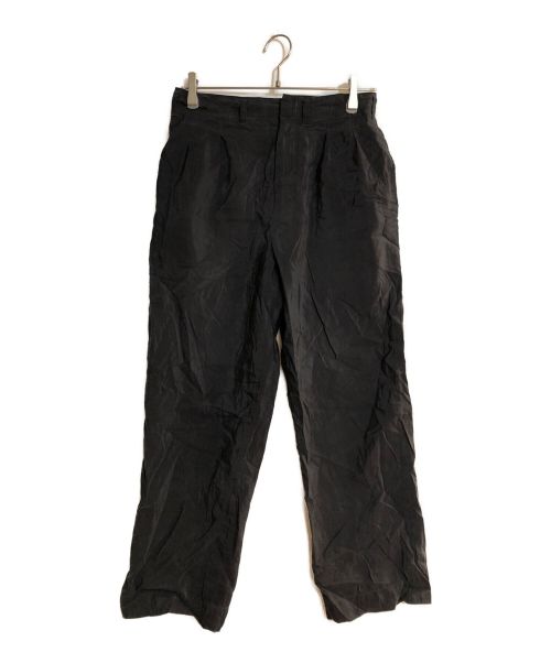 LEMAIRE（ルメール）LEMAIRE (ルメール) シルク2タックパンツ ブラック サイズ:46の古着・服飾アイテム