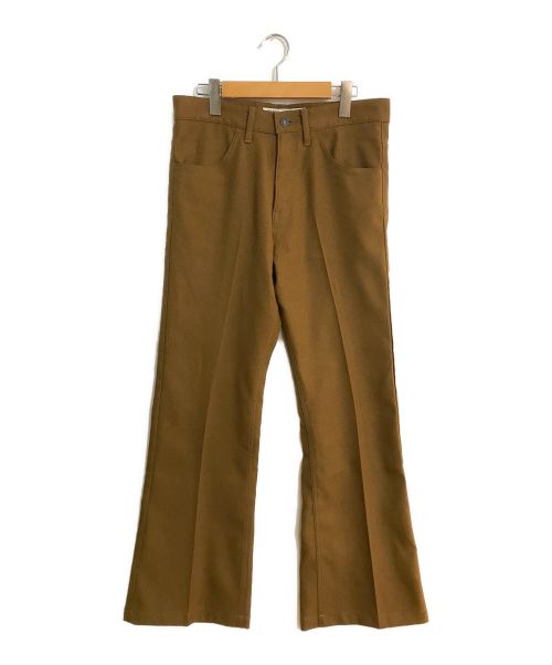 DAIRIKU（ダイリク）DAIRIKU (ダイリク) Flare Flasher Pressed Pants/フレアフラッシャープレスドパンツ ブラウン サイズ:W29の古着・服飾アイテム