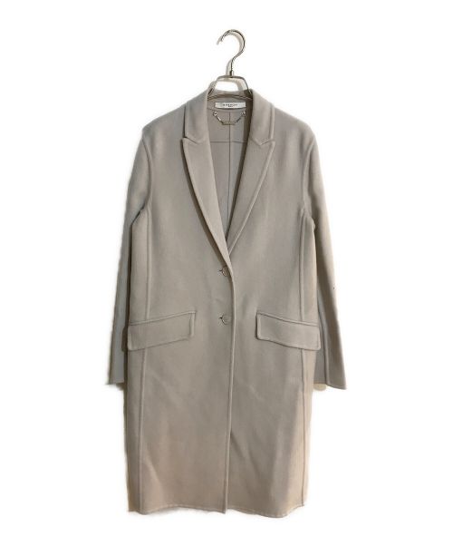 GIVENCHY（ジバンシィ）GIVENCHY (ジバンシィ) ダブルフェイス ロングコート ウール&カシミア グレー サイズ:SIZE 34の古着・服飾アイテム