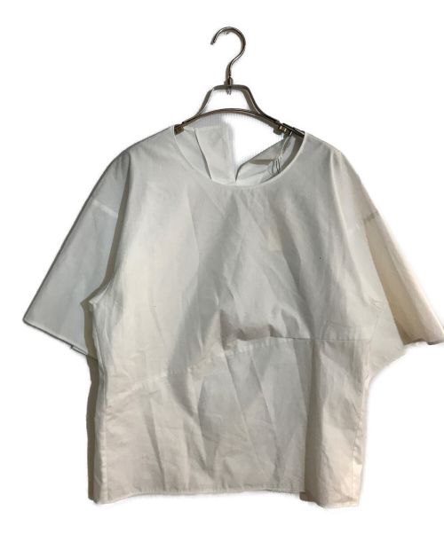 COATE（コート）COATE (コート) 半袖切替ブラウス ホワイト サイズ:SIZE 38 未使用品の古着・服飾アイテム