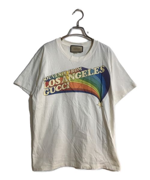GUCCI（グッチ）GUCCI (グッチ) シューティングスターTシャツ アイボリー サイズ:XSの古着・服飾アイテム