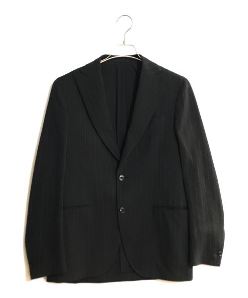 LARDINI（ラルディーニ）LARDINI (ラルディーニ) ストライプ2Bジャケット ネイビー サイズ:SIZE 46の古着・服飾アイテム