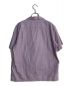 WACKO MARIA (ワコマリア) STRIPED OPEN COLLAR SHIRT/ストライプオープンカラーシャツ パープル サイズ:SIZE L：5800円