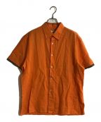 HERMESエルメス）の古着「半袖シャツ」｜オレンジ