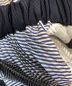 中古・古着 sacai (サカイ) Stripe Drape Skirt/ストライプドレープスカート ネイビー×ホワイト サイズ:SIZE 1：10800円