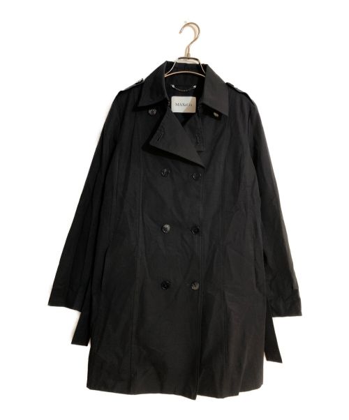 MAX&Co.（マックスアンドコー）MAX&Co. (マックスアンドコー) トレンチコート ブラック サイズ:42の古着・服飾アイテム