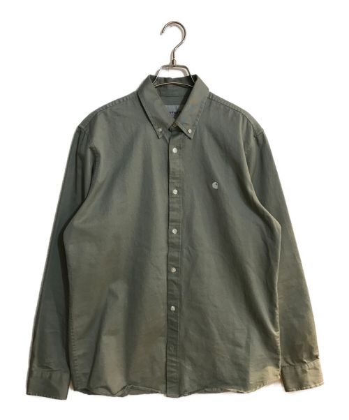 Carhartt WIP（カーハート）CARHARTT WIP (カーハートダブリューアイピー) L/S Madison Shirt グレー サイズ:SIZE Mの古着・服飾アイテム