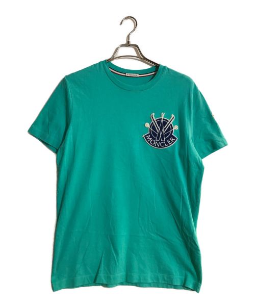 MONCLER（モンクレール）MONCLER (モンクレール) ワッペンTシャツ グリーン サイズ:Mの古着・服飾アイテム