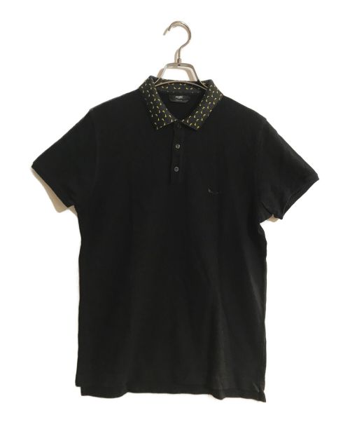 FENDI（フェンディ）FENDI (フェンディ) ポロシャツ ブラック サイズ:50の古着・服飾アイテム