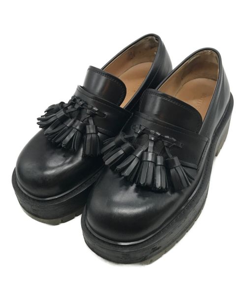 BOTTEGA VENETA（ボッテガベネタ）BOTTEGA VENETA (ボッテガベネタ) Flat Foam Loafers/フラットフォームローファー ブラック サイズ:SIZE 41の古着・服飾アイテム