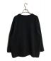 COMOLI (コモリ) フットボールTシャツ ブラック サイズ:SIZE 2 未使用品：19800円