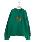 KENZO（ケンゾー）の古着「Jumping Tiger Sweatshirts/ジャンピングタイガースウェットシャツ」｜グリーン
