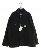 POST O'ALLSポストオーバーオールズ）の古着「Polarfleece Jacket/ポーラ―フリースジャケット」｜ブラック
