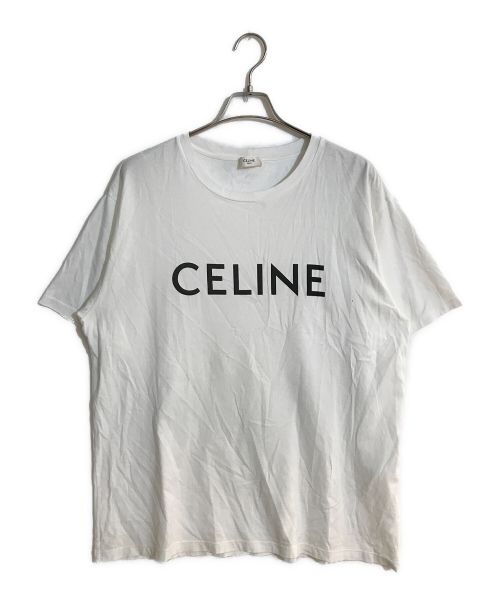 CELINE（セリーヌ）CELINE (セリーヌ) コットンTシャツ ホワイト サイズ:SIZE XLの古着・服飾アイテム