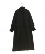 SUMI STYLEスミ スタイル）の古着「馬刺繍スプリングコート」｜ブラック