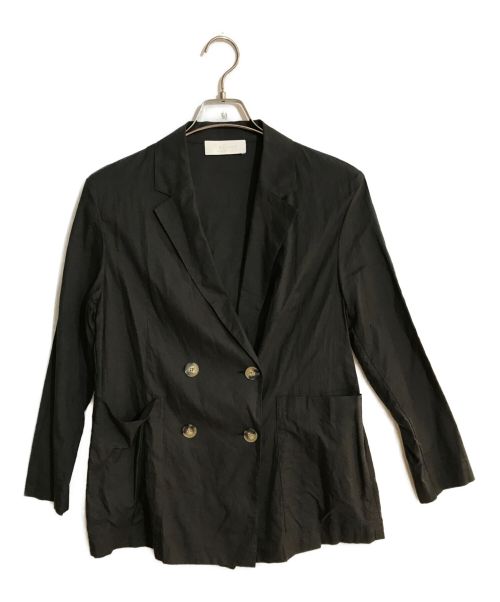 BALLSEY（ボールジィ）BALLSEY (ボールジィ) コットンロービングツイル ダブルブレストジャケット ブラック サイズ:SIZE 34の古着・服飾アイテム